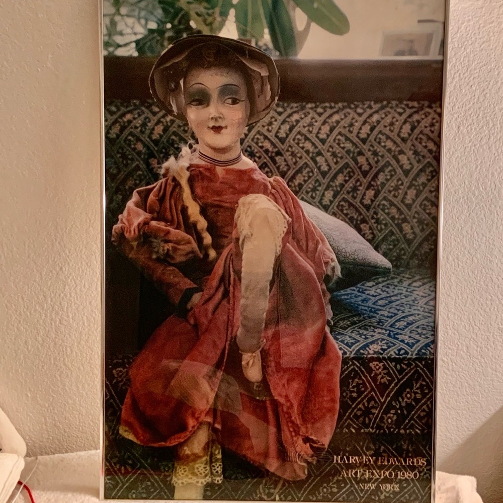 VERY RARE ORIGINAL 1980 Harvey Edwards Lithograph Collectible Print Poster